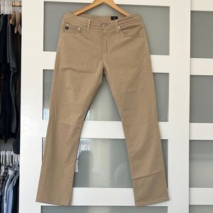 AG Adriano Goldschmied The Everett Classic Khaki Slim Straight Leg Pants, 31x32